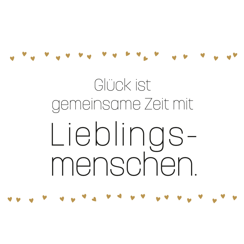 Das kleine GLÜCK