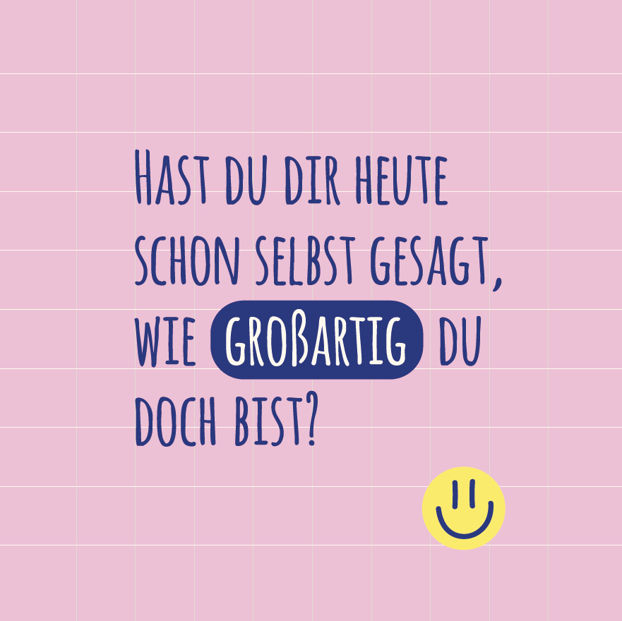 Du bist einfach WUNDERtoll