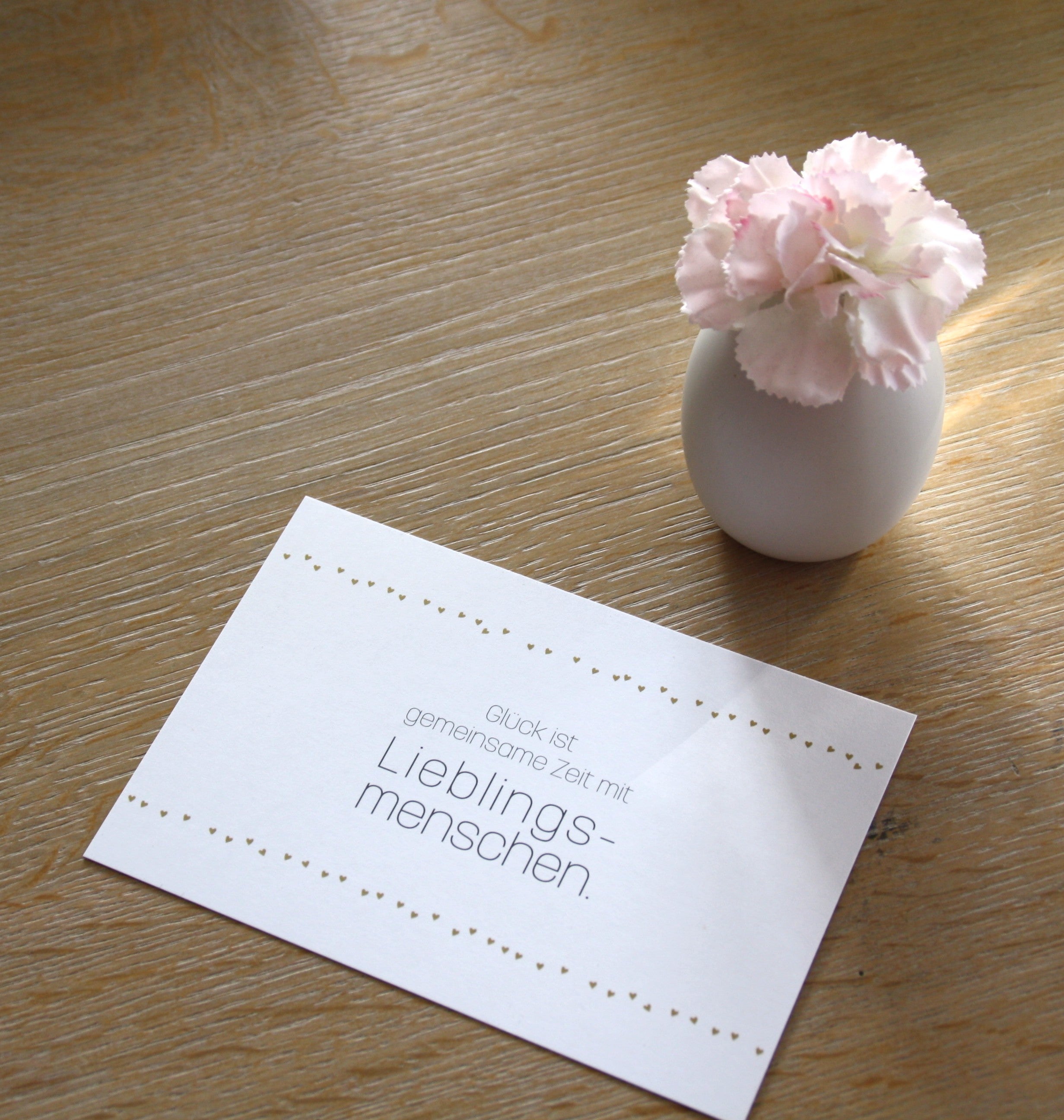 Glück ist gemeinsame Zeit mit Lieblingsmenschen.