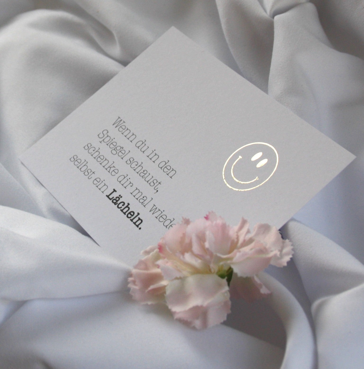 Schenke dir mal wieder selbst ein Lächeln.