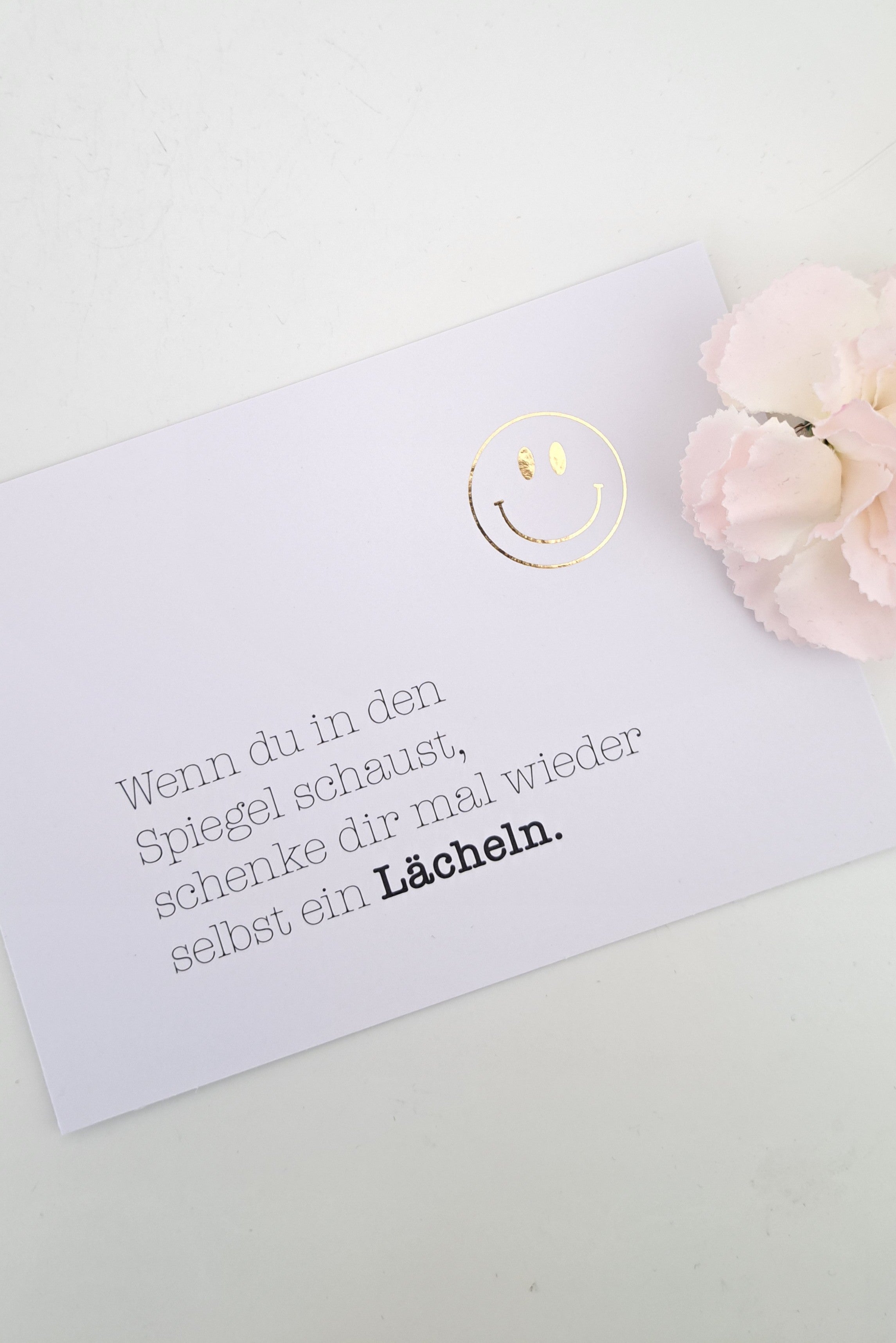 Schenke dir mal wieder selbst ein Lächeln.