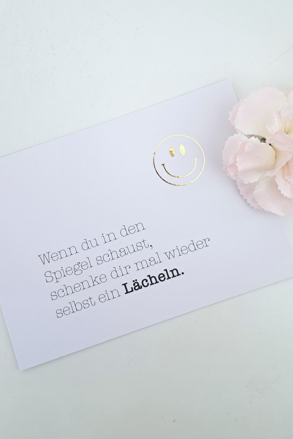 Schenke dir mal wieder selbst ein Lächeln.