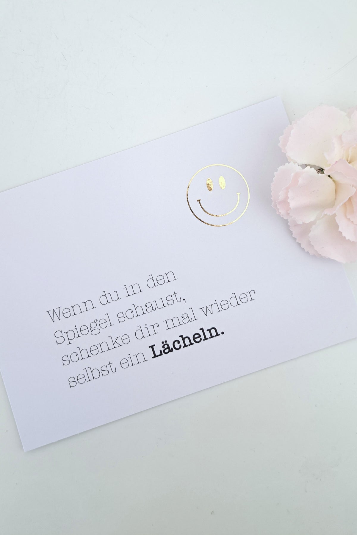 Schenke dir mal wieder selbst ein Lächeln.