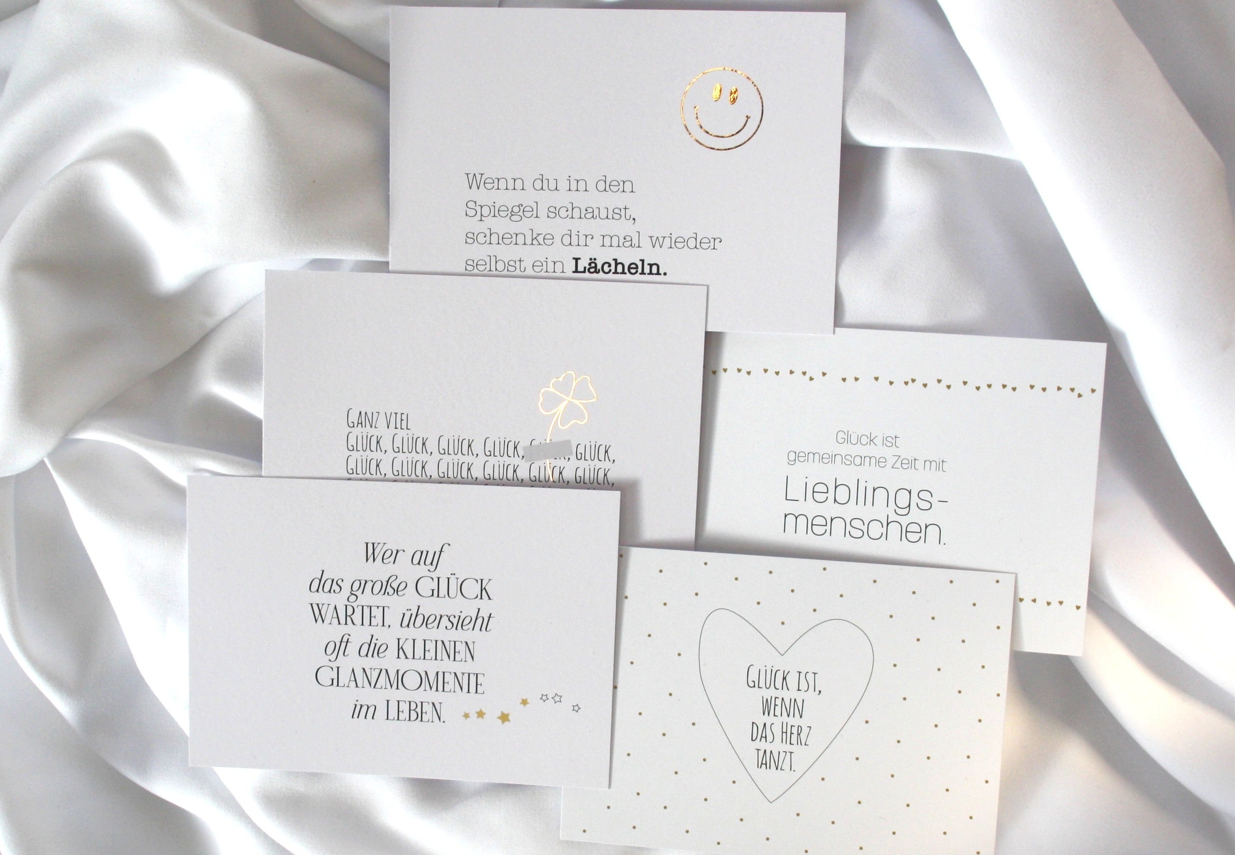 Postkarten-Set "Glück"