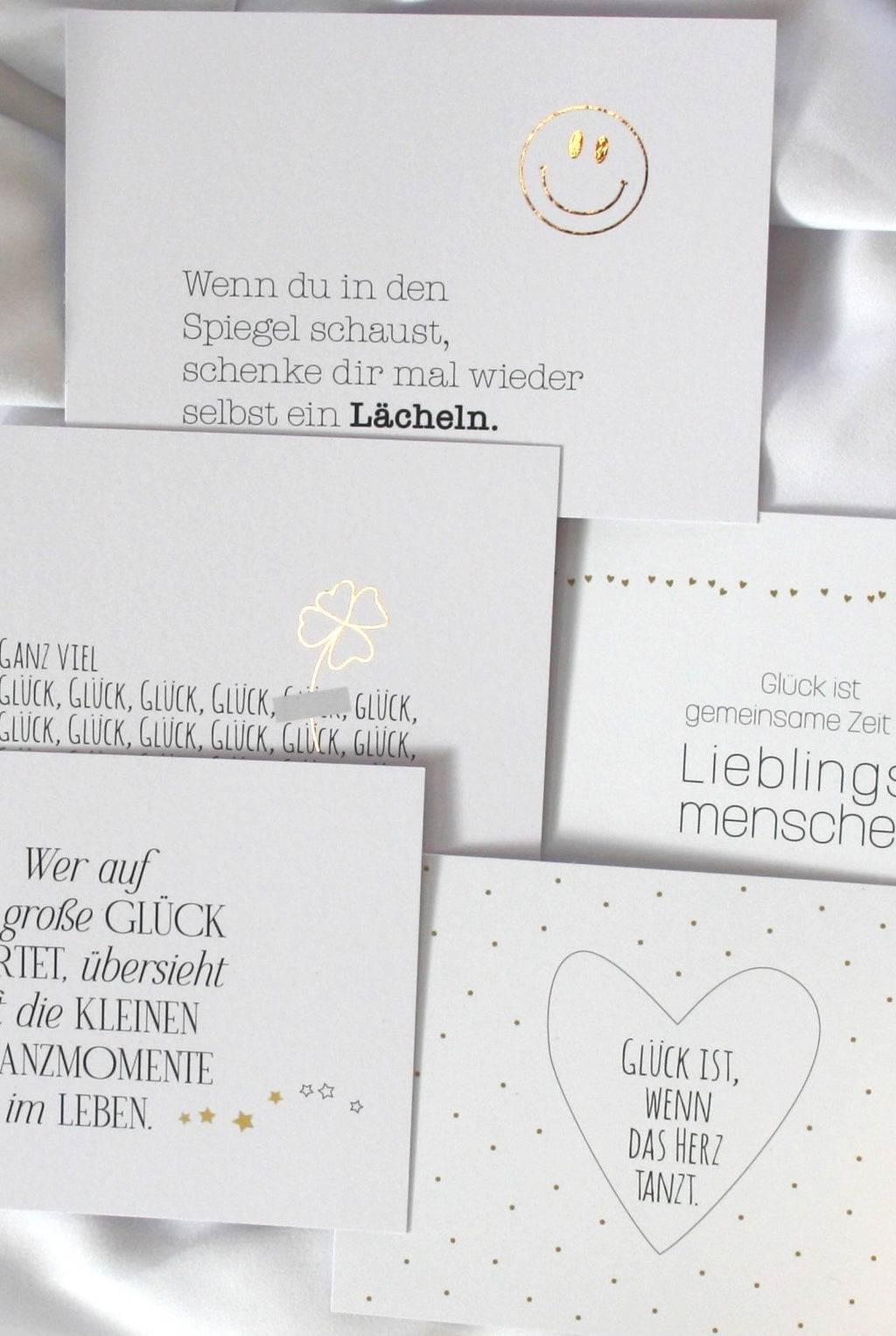 Postkarten-Set "Glück"