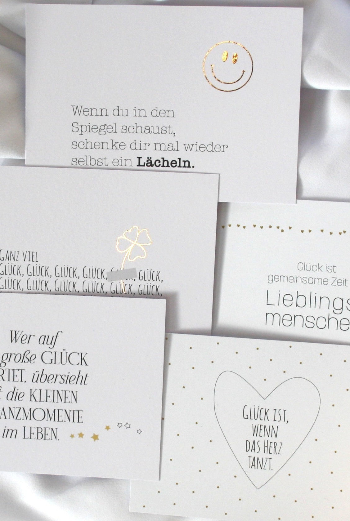 Postkarten-Set "Glück"