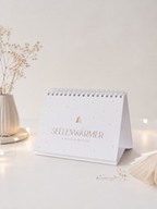 "Seelenwärmer" – Adventskalender-Tischaufsteller