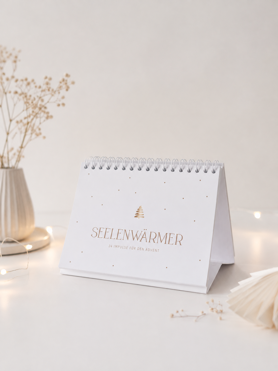 "Seelenwärmer" – Adventskalender-Tischaufsteller