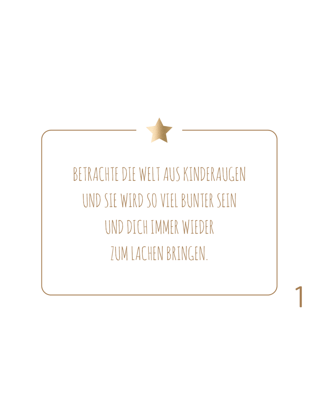 "Seelenwärmer" – Adventskalender-Tischaufsteller
