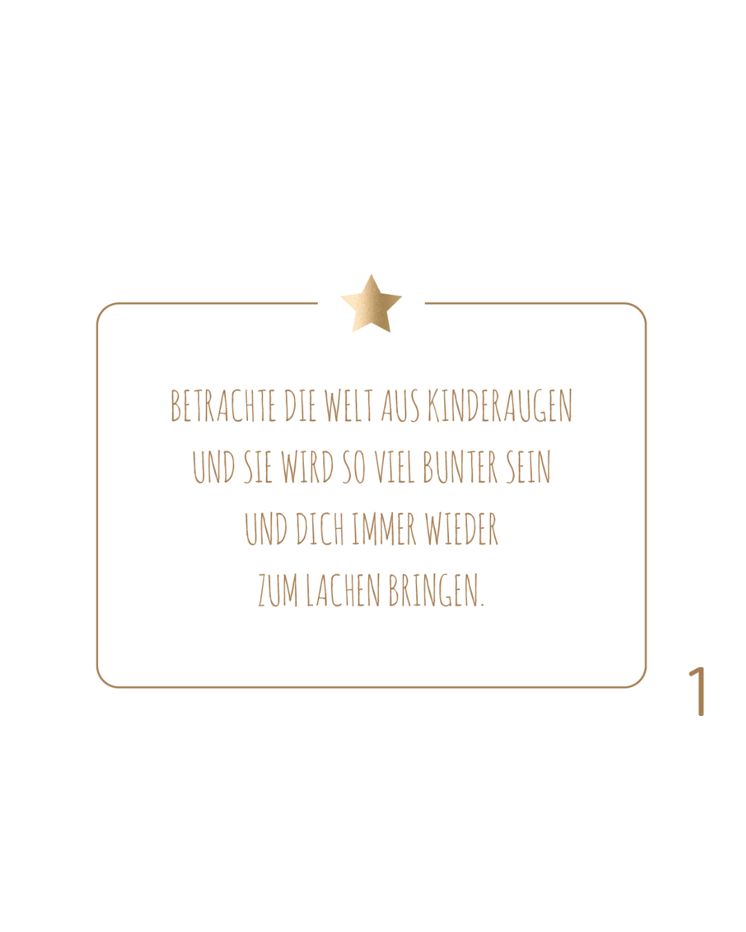"Seelenwärmer" – Adventskalender-Tischaufsteller